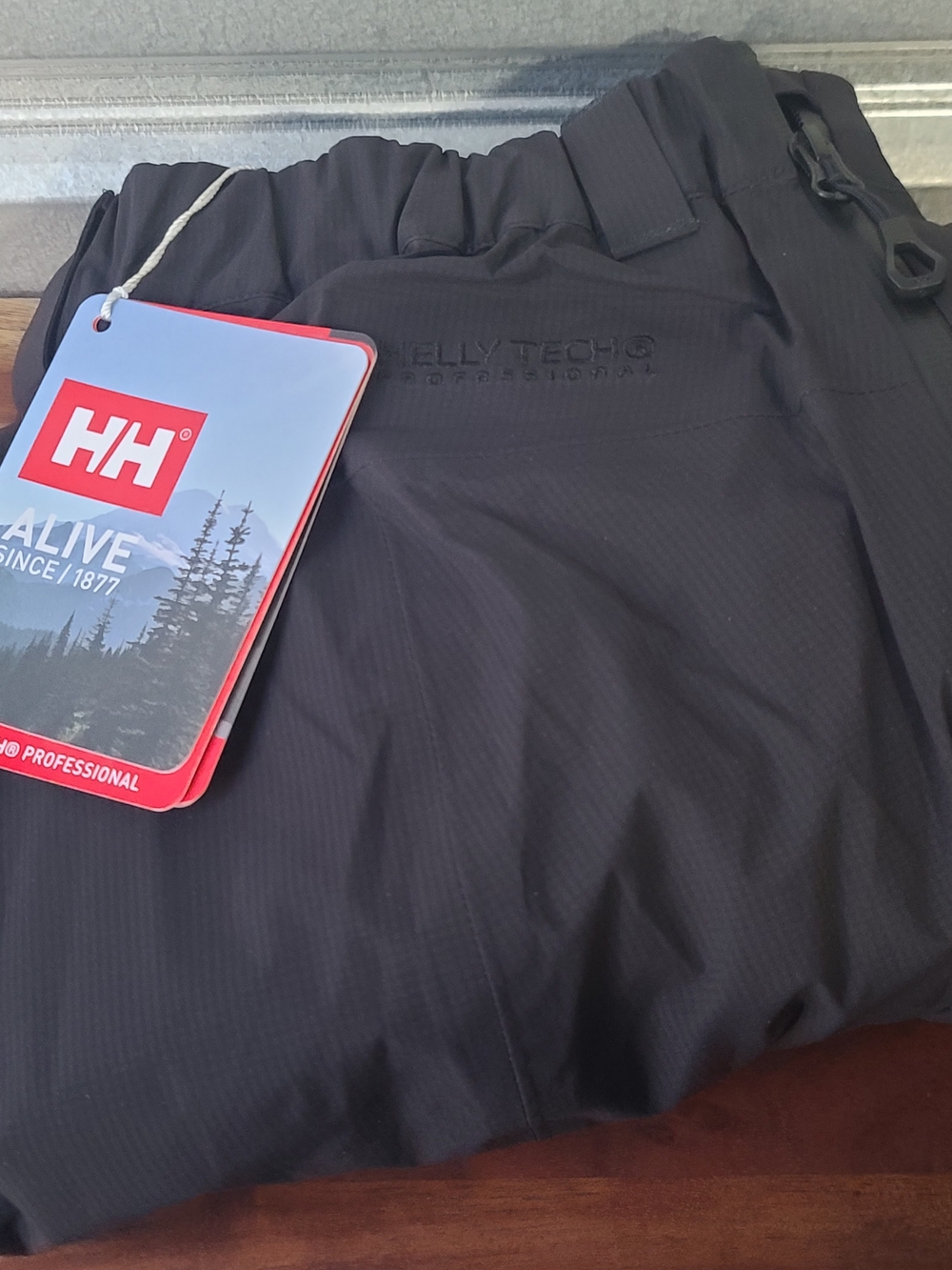 Helly Hansen Mens Large Odin 1 World Infinity Black Waterproof Shell Pants